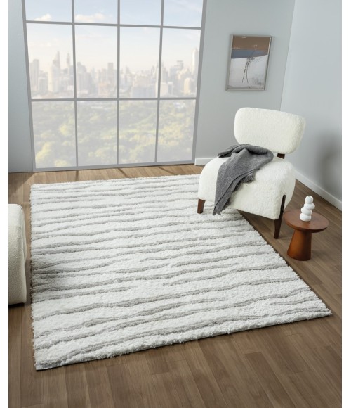 United Weavers Barcelona White 4570-30372 7 ft. 10 in. X 10 ft. 6 in. Rectangle Rug