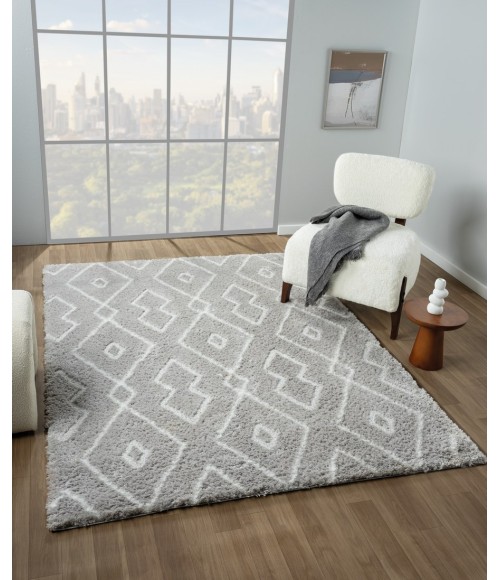 United Weavers Barcelona White 4570-30499 7 ft. 10 in. X 10 ft. 6 in. Rectangle Rug