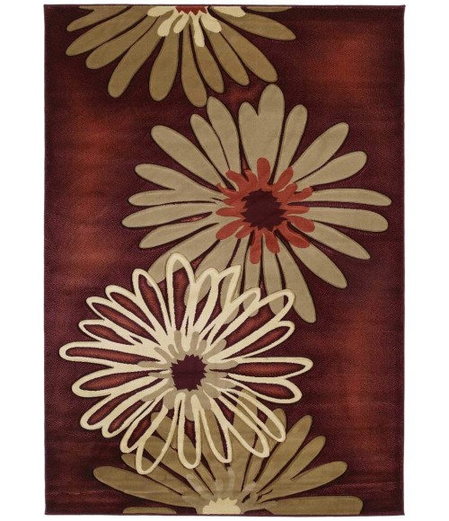 CONTOURS RUG United Weavers of America CONTOURS-DAHLIA-TERRACOTTA-28C-20229 Area Rug