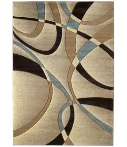 United Weavers Contours 21326 La-Chic Beige Area Rug 5 Ft. 3 X 7 Ft. 6 Rectangle