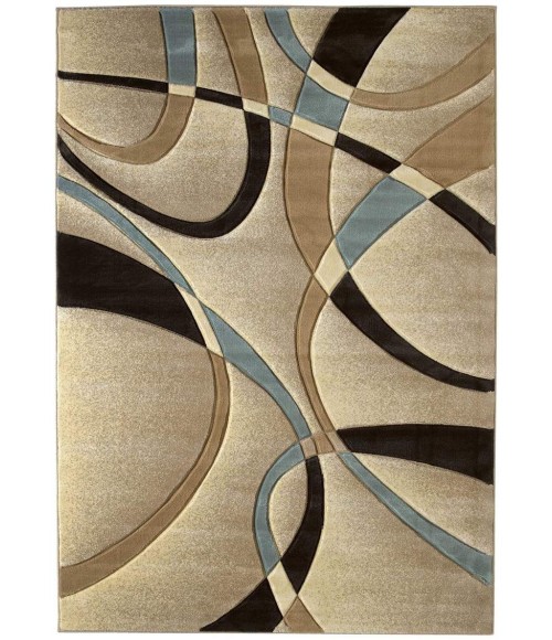 United Weavers of America CONTOURS-LA-CHIC-BEIGE-24-21326 Area Rug