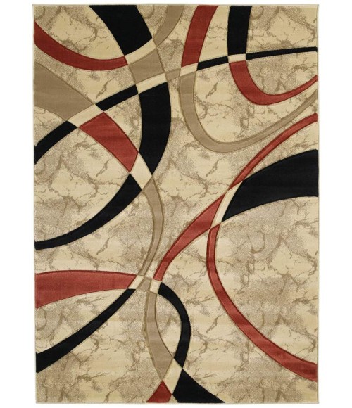 United Weavers of America CONTOURS-LA-CHIC-CREAM-28C-21390 Area Rug