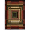 United Weavers Contours 25029 Ambience Terracotta Area Rug 1 Ft. 10 X 2 Ft. 8 Rectangle