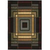 United Weavers Contours 25066 Ambience Blue Area Rug 5 Ft. 3 X 7 Ft. 6 Rectangle