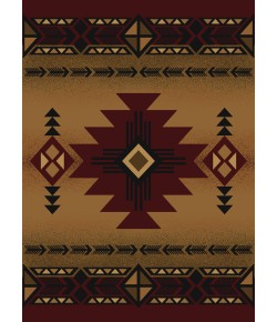 United Weavers Contours 27034 Flagstaff Burgundy Area Rug 7 Ft. 10 X 10 Ft. 6 Rectangle