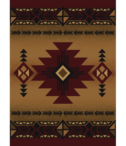 United Weavers Contours Flagstaff-Burgundy-8x11 Rug