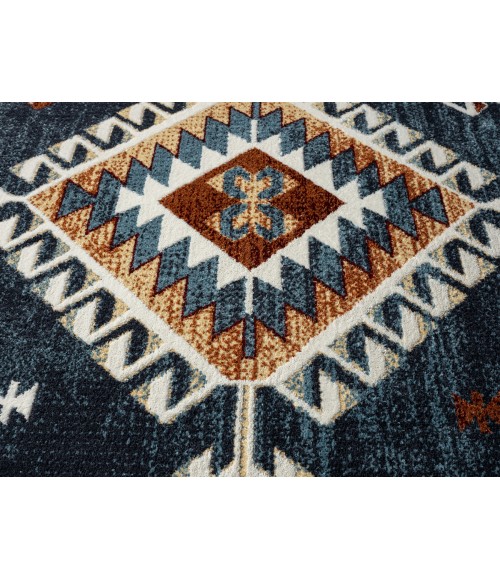 United Weavers Stratton Navy 675-71064 9 ft. 10 in. X 13 ft. 2 in. Rectangle Rug