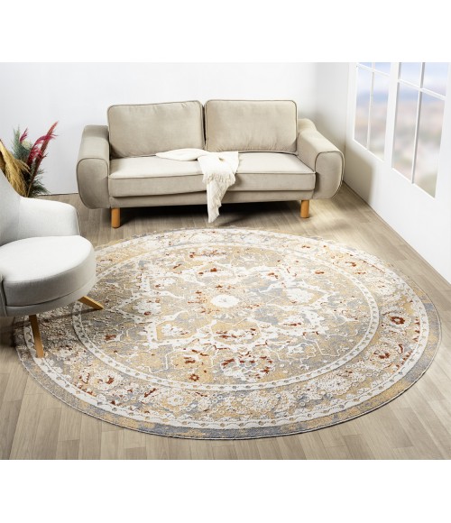 United Weavers Stratton Beige Rug 675-71117 7 ft. 11 in. X 7 ft. 11 in. Round - Rugs Town United Weavers Stratton Beige 675-71117 7 ft. 11 in. X 7 ft. 11 in. Round Rug
