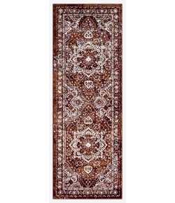 United Weavers Stratton Burgundy 675-71134 2 ft. 7 in. X 7 ft. 2 in. Rectangle Rug