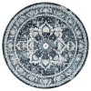 United Weavers Stratton Blue 675-71160 7 ft. 11 in. X 7 ft. 11 in. Round Rug