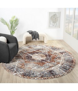 United Weavers Stratton Multi 675-71275 7 ft. 11 in. X 7 ft. 11 in. Round Rug