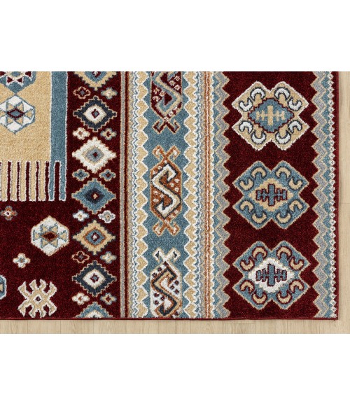 United Weavers Stratton Burgundy Rug 675-71334 5 ft. 3 in. X 7 ft. 2 in. Rectangle - Rugs Town United Weavers Stratton Burgundy 675-71334 5 ft. 3 in. X 7 ft. 2 in. Rectangle Rug
