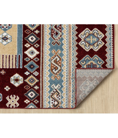 United Weavers Stratton Burgundy Rug 675-71334 5 ft. 3 in. X 7 ft. 2 in. Rectangle - Rugs Town United Weavers Stratton Burgundy 675-71334 5 ft. 3 in. X 7 ft. 2 in. Rectangle Rug