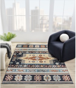 United Weavers Stratton Navy 675-71364 9 ft. 10 in. X 13 ft. 2 in. Rectangle Rug