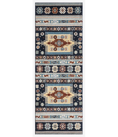 United Weavers Stratton Navy Rug 675-71364 2 ft. 7 in. X 7 ft. 2 in. Rectangle - Rugs Town United Weavers Stratton Navy 675-71364 2 ft. 7 in. X 7 ft. 2 in. Rectangle Rug