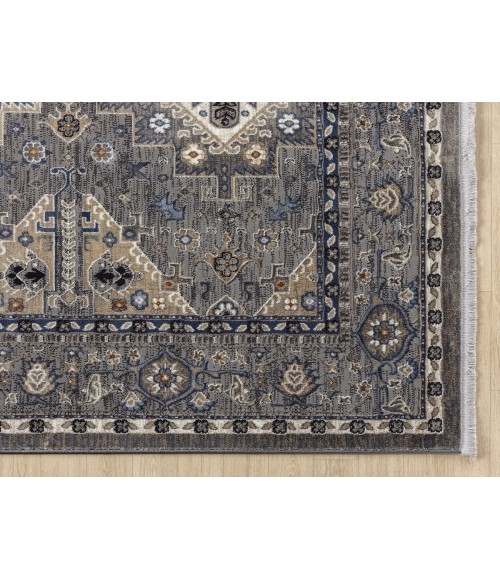 United Weavers Hudson Grey 680-50172 7 ft. 11 in. X 7 ft. 11 in. Round Rug