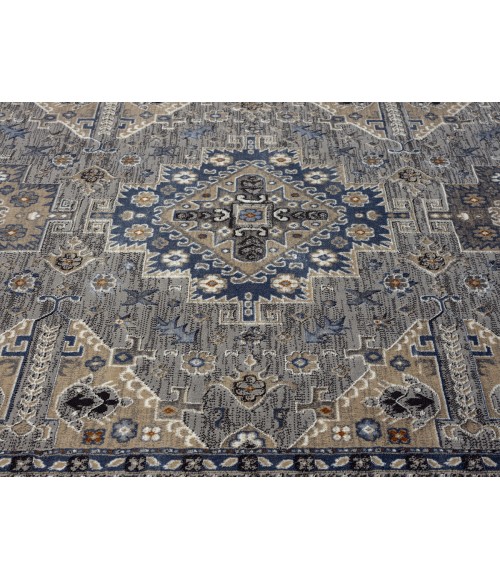 United Weavers Hudson Grey 680-50172 7 ft. 11 in. X 7 ft. 11 in. Round Rug