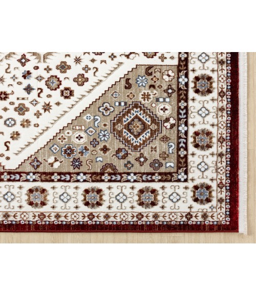 United Weavers Hudson Burgundy 680-50234 1 ft. 10 in. X 3 ft. Rectangle Rug