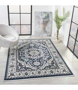 United Weavers Hudson Blue 680-50360 9 ft. 10 in. X 13 ft. 2 in. Rectangle Rug