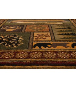 United Weavers Affinity 01443 Lodge Canvas Area Rug 5 Ft. 3 X 7 Ft. 2 Rectangle