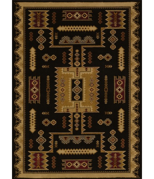 United Weavers Affinity Black 750-1870 1 ft. 10 in. X 3 ft. Rectangle Rug