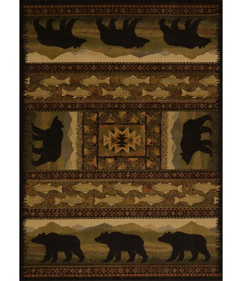 United Weavers Affinity Lodge 750-1943 1 ft. 10 in. X 3 ft. Rectangle Rug