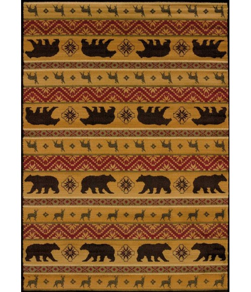 United Weavers of America AFFINITY-NORDIC-BEAR-SPICE-28-03353 Area Rug