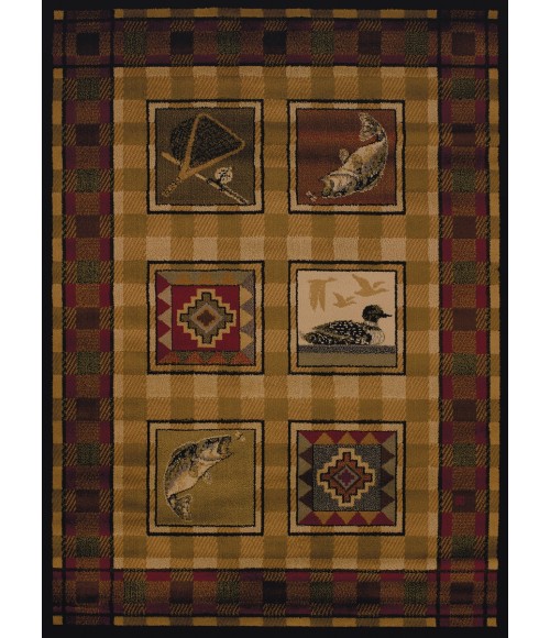 United Weavers Affinity Lodge Rug 750-4143 1 ft. 10 in. X 3 ft. Rectangle - Rugs Town United Weavers Affinity Lodge 750-4143 1 ft. 10 in. X 3 ft. Rectangle Rug