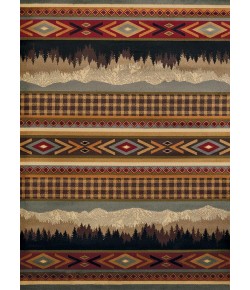 United Weavers Affinity 06175 Spring Mountain Mult Area Rug 5 Ft. 3 X 7 Ft. 2 Rectangle
