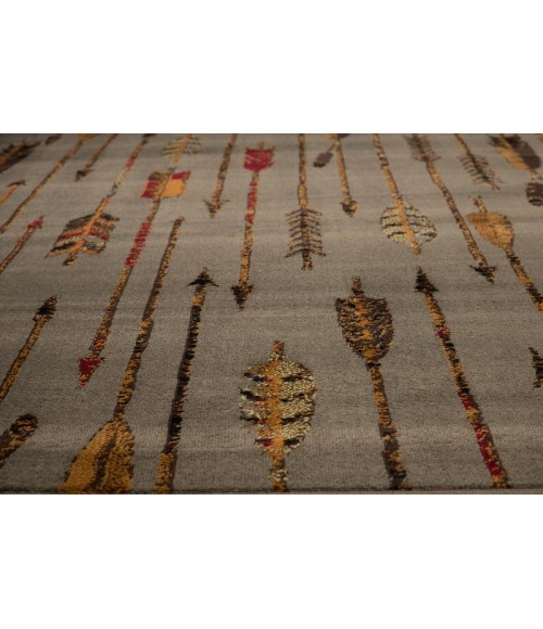 United Weavers of America AFFINITY-QUILTED-ARROW-BL/GRY-28-06367 Area Rug