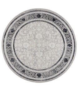 United Weavers Reserve Grey 770-30172 7 ft. 11 in. X 7 ft. 11 in. Round Rug