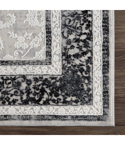 United Weavers Reserve Grey Rug 770-30172 7 ft. 11 in. X 7 ft. 11 in. Round - Rugs Town United Weavers Reserve Grey 770-30172 7 ft. 11 in. X 7 ft. 11 in. Round Rug