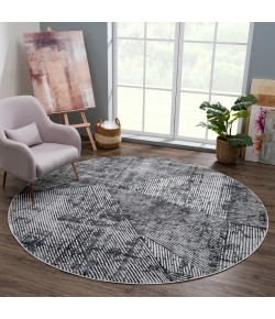 United Weavers Reserve Grey 770-30572 7 ft. 11 in. X 7 ft. 11 in. Round Rug