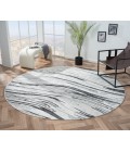 United Weavers Orion Grey 775-41072 7 ft. 11 in. X 7 ft. 11 in. Round Rug