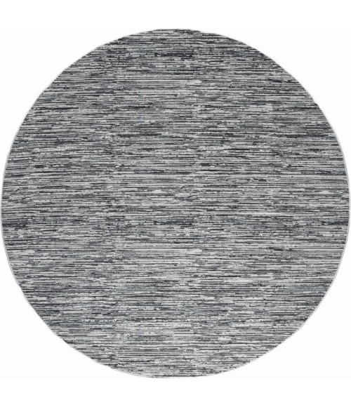 United Weavers Orion Charcoal 775-41472 7 ft. 11 in. X 7 ft. 11 in. Round Rug