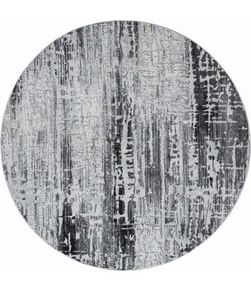 United Weavers Orion Grey 775-41672 7 ft. 11 in. X 7 ft. 11 in. Round Rug