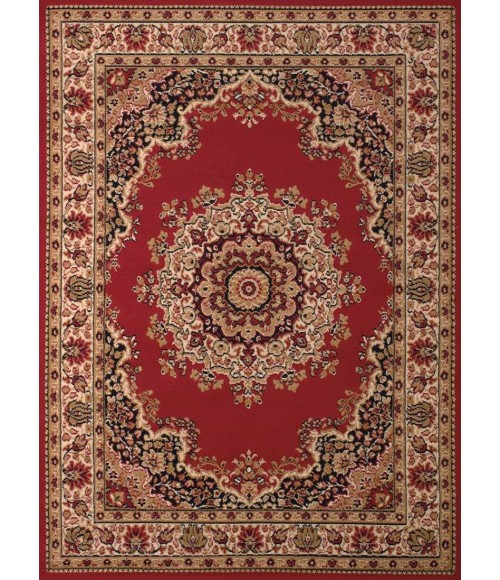 United Weavers of America DALLAS-FLORAL-KIRMAN-RED-58-10130 Area Rug