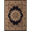 United Weavers Dallas 10170 Floral Kirman Black Area Rug 5 Ft. 3 X 7 Ft. 2 Rectangle