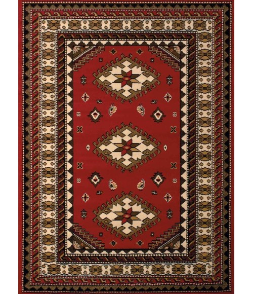 DALLAS RUG United Weavers of America DALLAS-TRES-RED-58-10230 Area Rug