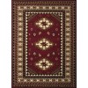 United Weavers Dallas 10235 Tres Burgundy Area Rug 5 Ft. 3 X 7 Ft. 2 Rectangle