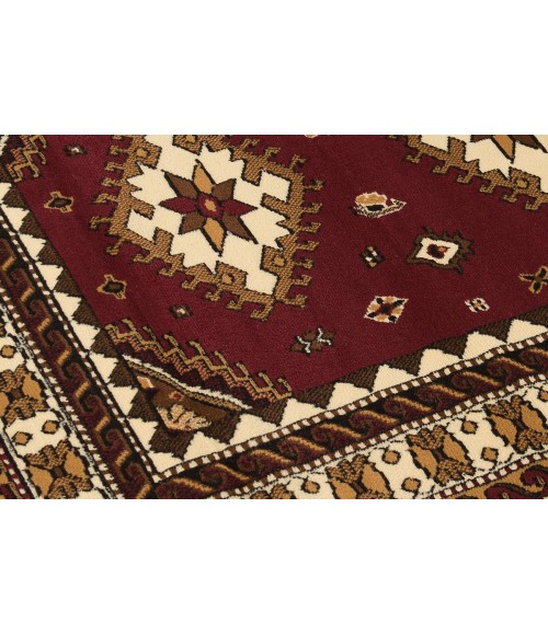 United Weavers Dallas Burgundy 851-10235 2 ft. 3 X 7 ft. 2 in. Rectangle Rug
