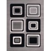 United Weavers Dallas 10371 Spaces Silver Area Rug 5 Ft. 3 X 7 Ft. 2 Rectangle