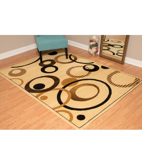 United Weavers Dallas Ivory 851-10415 2 ft. 3 X 7 ft. 2 in. Rectangle Rug