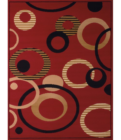 United Weavers Dallas Red 851-10430 1 ft. 11 in. X 3 ft. 3 in. Rectangle Rug