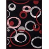 United Weavers Dallas 10470 Hip-Hop Black Area Rug 5 Ft. 3 X 7 Ft. 2 Rectangle