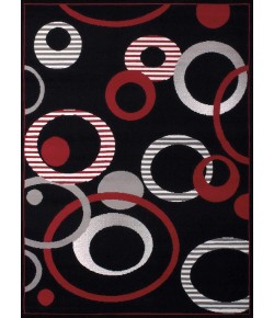 United Weavers Dallas 10470 Hip-Hop Black Area Rug 5 Ft. 3 X 7 Ft. 2 Rectangle
