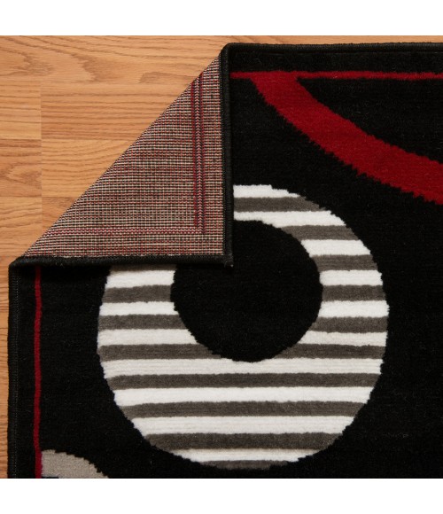 United Weavers Dallas Black 851-10470 2 ft. 3 X 7 ft. 2 in. Rectangle Rug