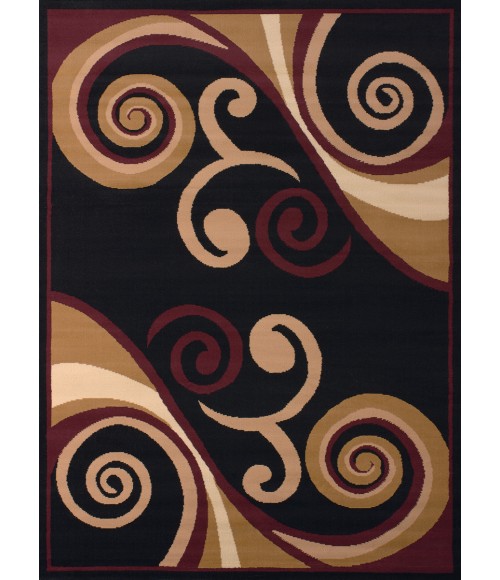 United Weavers Dallas Burgundy 851-10534 1 ft. 11 in. X 3 ft. 3 in. Rectangle Rug