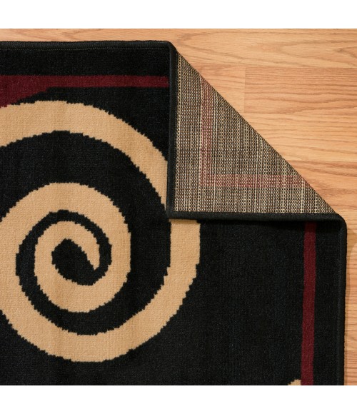 United Weavers Dallas Burgundy 851-10534 1 ft. 11 in. X 3 ft. 3 in. Rectangle Rug