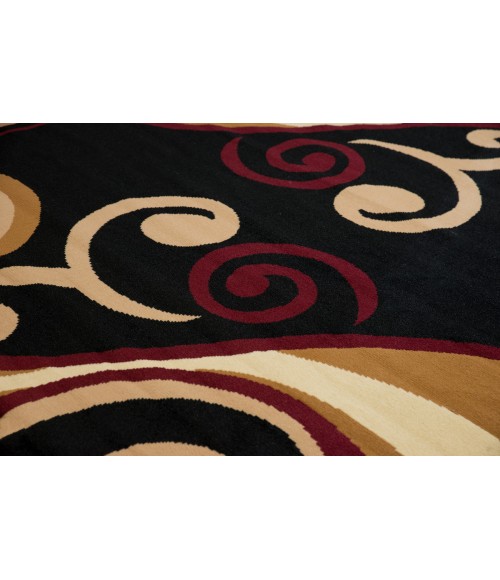 United Weavers Dallas Burgundy 851-10534 1 ft. 11 in. X 3 ft. 3 in. Rectangle Rug